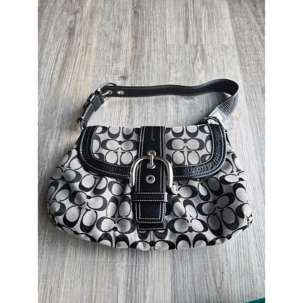 Coach Vintage Y2k Soho Shoulder Bag Jacquard Signature Print F15203
